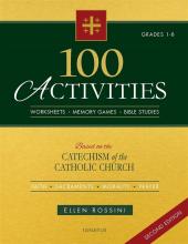 Book cover: '100 Activities Based on the Catechism of the Catholic Church'