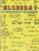 Book cover: 'Algebra I: A Teaching Textbook'