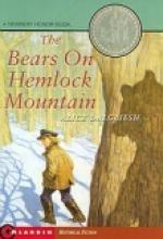 Book cover: 'The Bears on Hemlock Mountain'