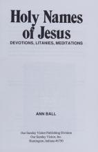 Book cover: Holy Names of Jesus: Devotions, Litanies, and Meditations