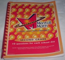 Book cover: Mental Math: Second Grade