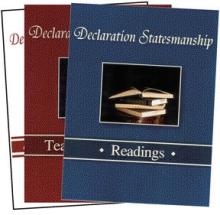 Book cover: 'Declaration Statesmanship: A Course in American Government'