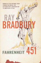 Book cover: 'Fahrenheit 451'