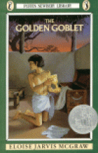 Book cover: 'The Golden Goblet'
