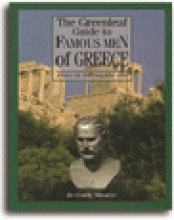 Book cover: 'Greenleaf Guide to Famous Men of Greece'