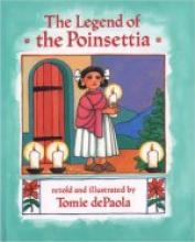 Book cover: 'The Legend of the Poinsettia'