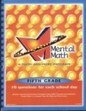 Book cover: 'Mental Math: Fifth Grade'