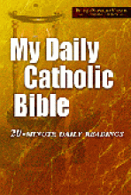 Book cover: 'My Daily Catholic Bible: 20-Minute Daily Readings'