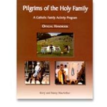 Book cover: 'Pilgrims of the Holy Family'