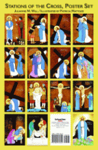 Book cover: 'Stations of the Cross for Children Poster Set'