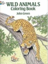 Book cover: 'Wild Animals Coloring Book'