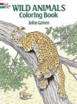 Book cover: Wild Animals Coloring Book
