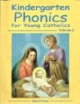 Book cover: 'Kindergarten Phonics for Young Catholics'