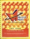 Book cover: 'Mental Math: First Grade'